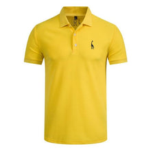 Load image into Gallery viewer, New Man Polo Shirt Mens Casual Deer Embroidery Cotton Polo shirt
