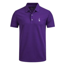 Load image into Gallery viewer, New Man Polo Shirt Mens Casual Deer Embroidery Cotton Polo shirt
