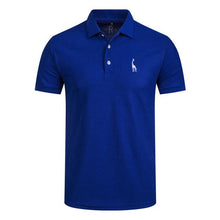 Load image into Gallery viewer, New Man Polo Shirt Mens Casual Deer Embroidery Cotton Polo shirt
