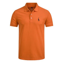 Load image into Gallery viewer, New Man Polo Shirt Mens Casual Deer Embroidery Cotton Polo shirt
